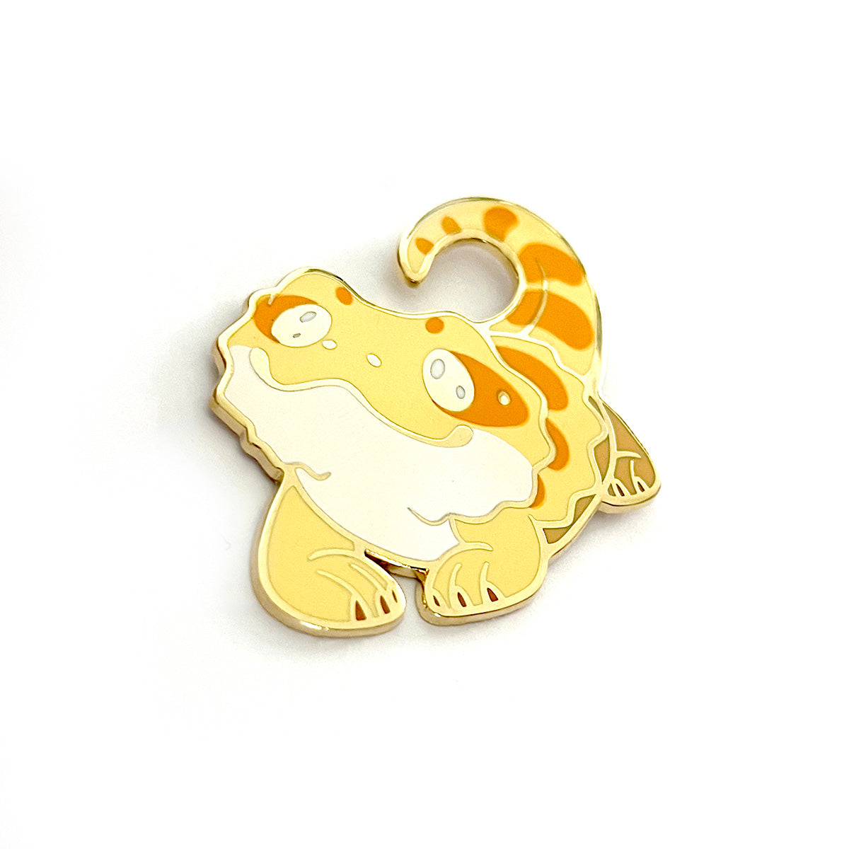 Yellow Bearded Dragon Hard Enamel Pin