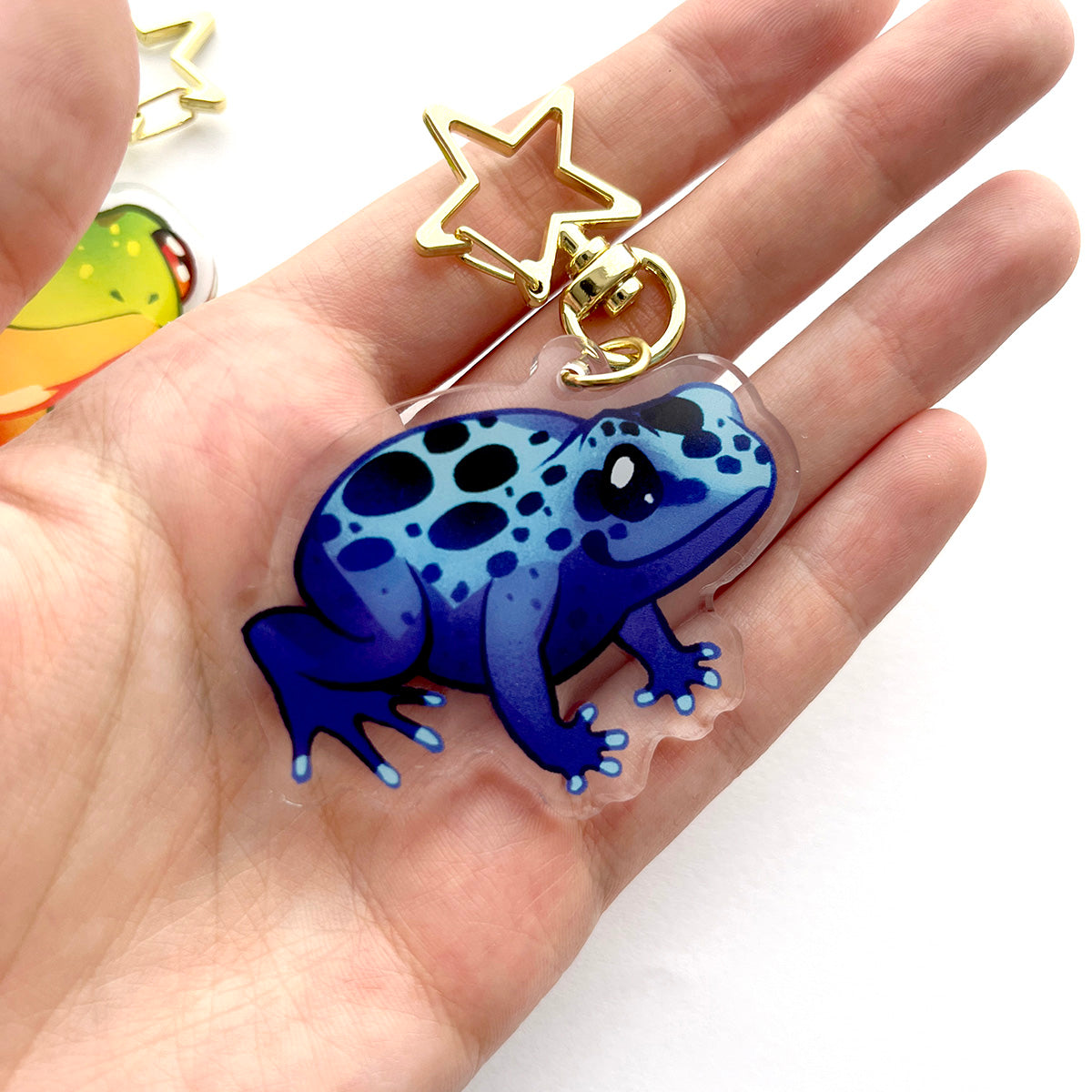 Blue Dart Poison Frog Keyring Charm (Copy)