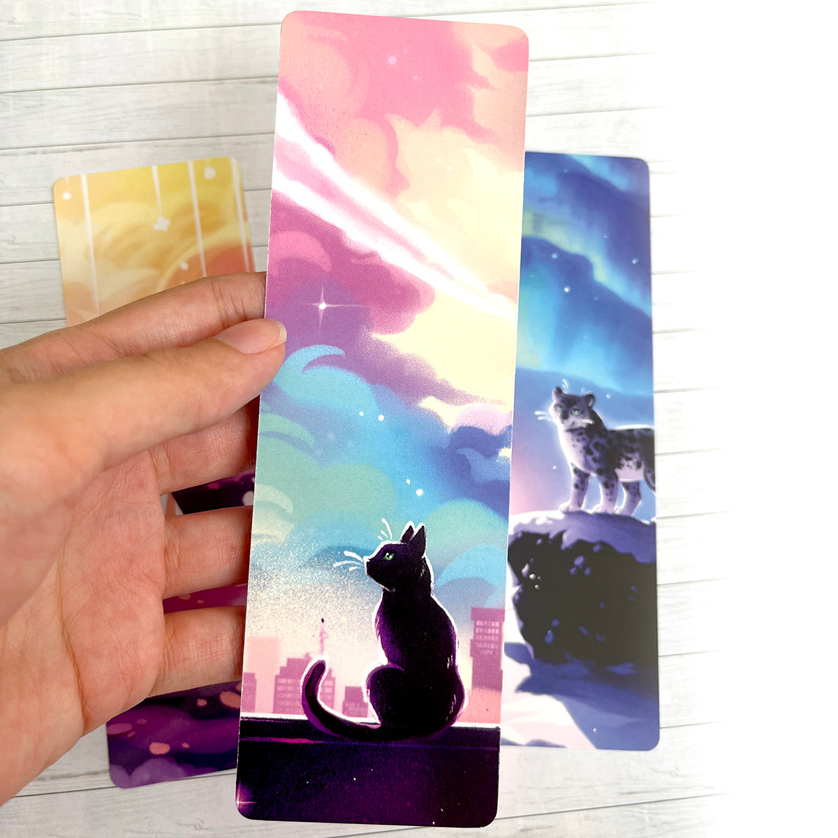 Cats Bookmark set - Cat and Snow Leopard Bookmarks