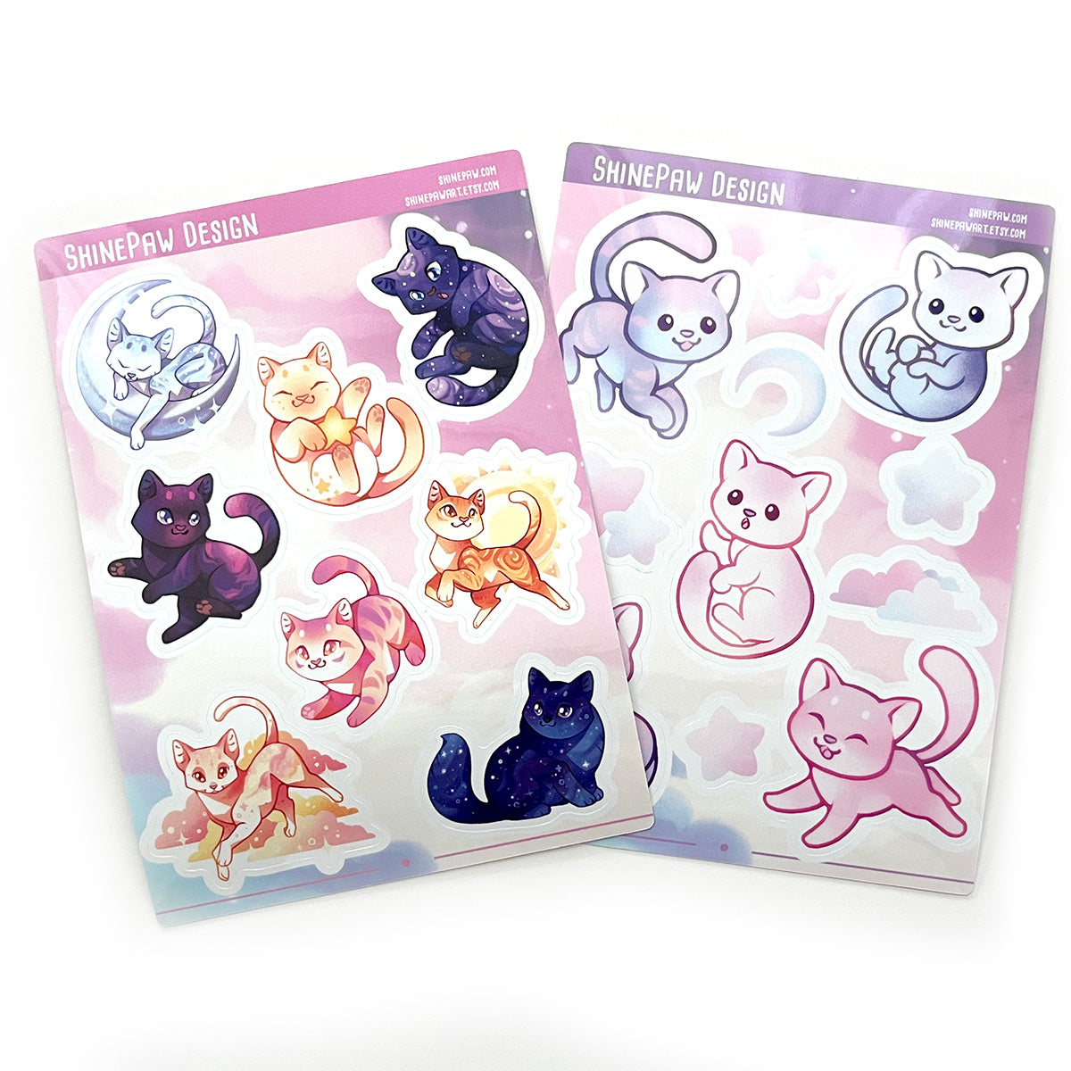 Celestial Cats Sticker Sheet