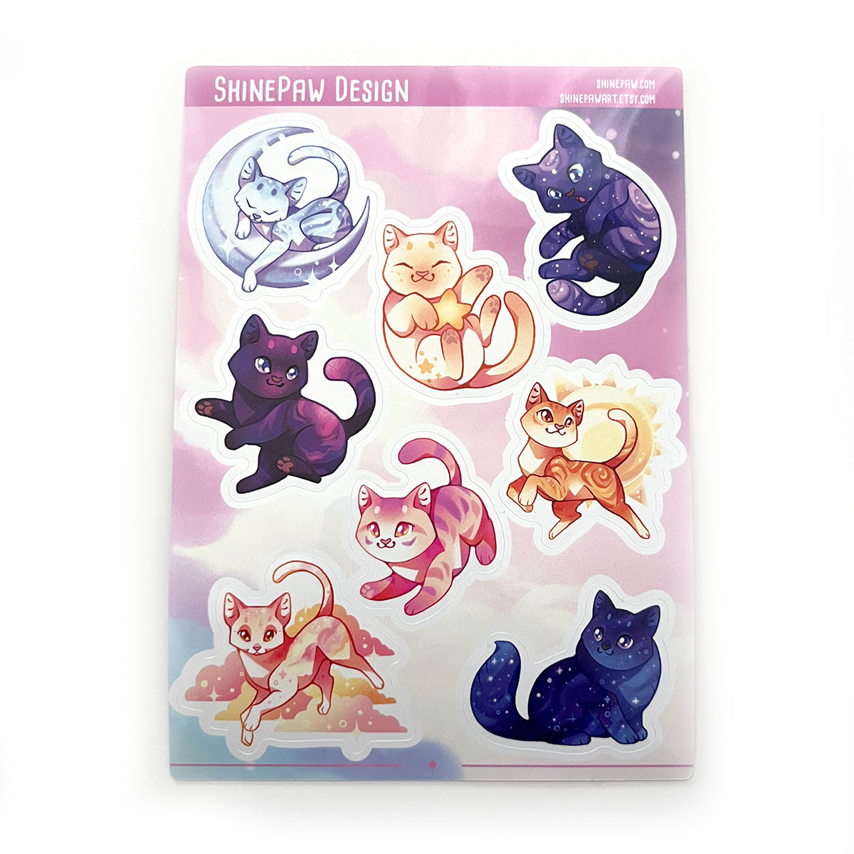 Celestial Cats Sticker Sheet
