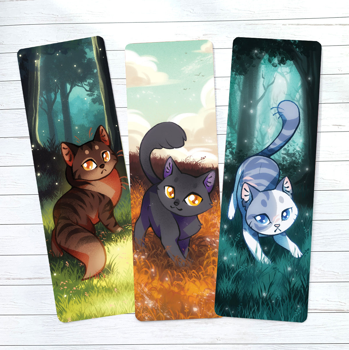 [PRE-ORDER] Dark Forest Trainees Bookmark set - Warrior Cats