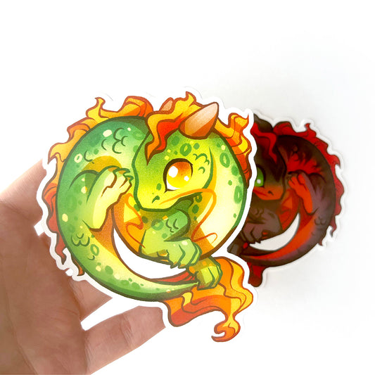 Big Eastern Dragon Stickers