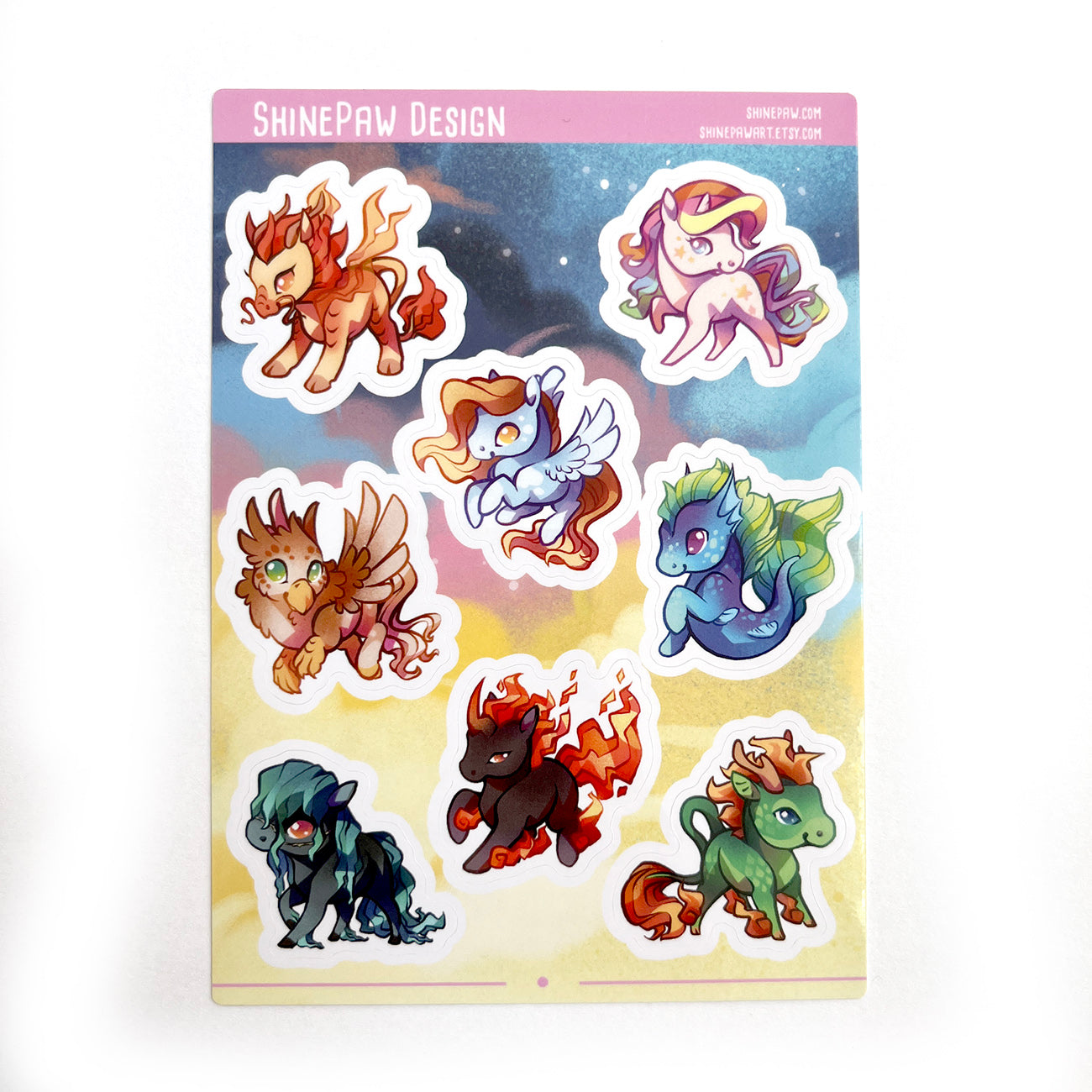 Fantasy Equines Sticker Sheet