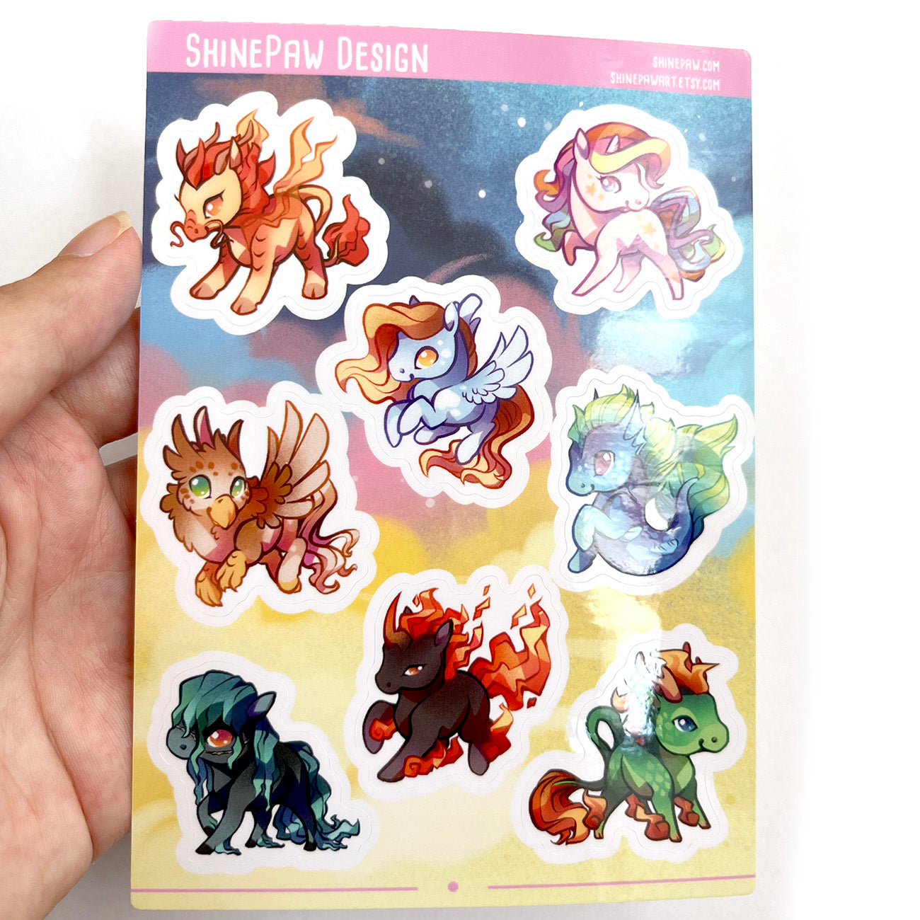 Fantasy Equines Sticker Sheet