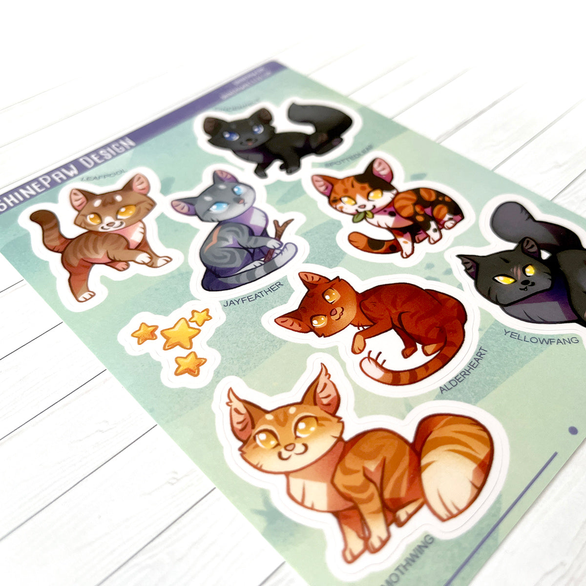 Warrior Cats Sticker Sheet - Medicine cats