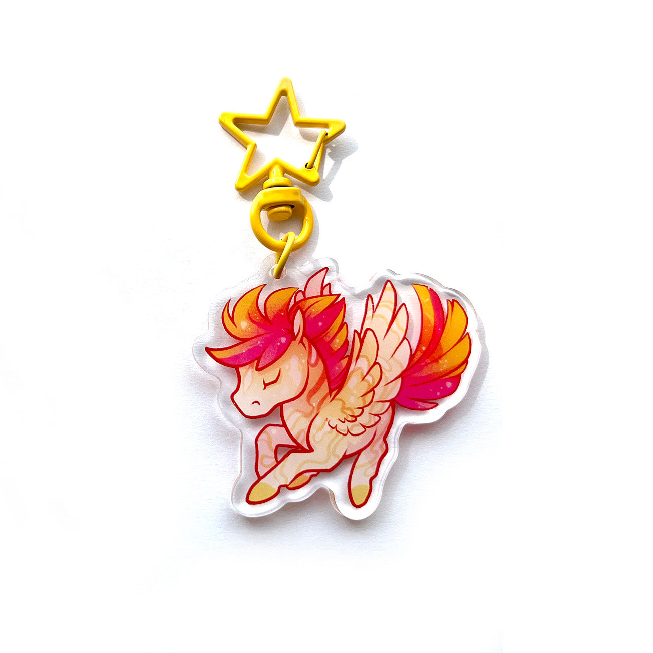 Pegasus Keychain Charm