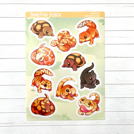 Reptiles Sticker Sheet