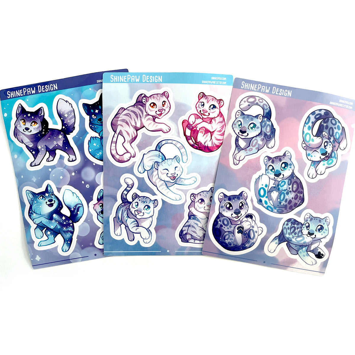 Stardust Tiger Sticker Sheet