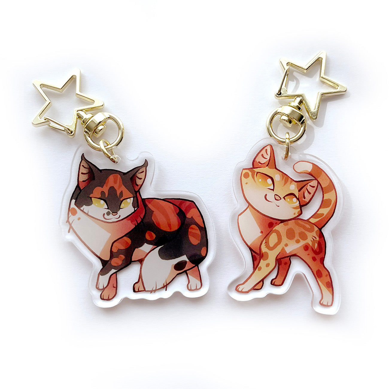 Sol Warrior Cats Keychain Charm