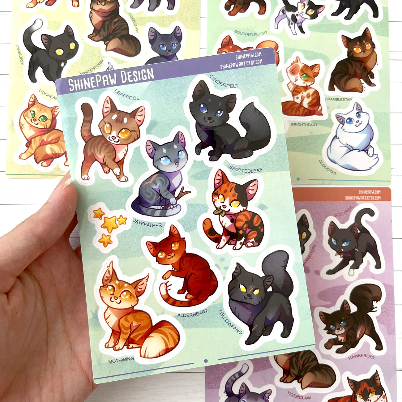 Warrior Cats Sticker Sheet - Medicine cats