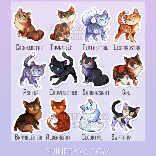 Warrior Cats Sticker set III