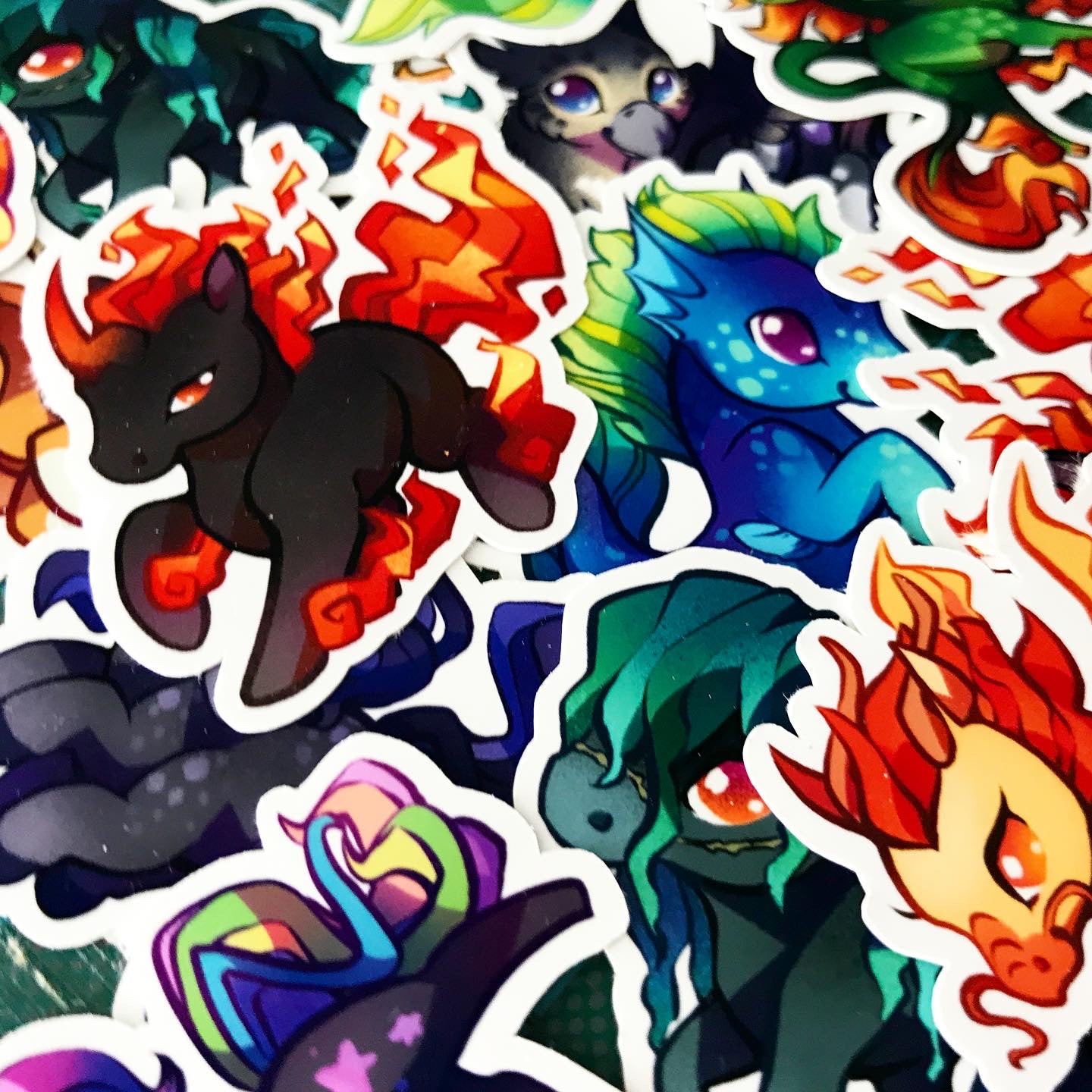 Cute Fantasy Equine Sticker Set