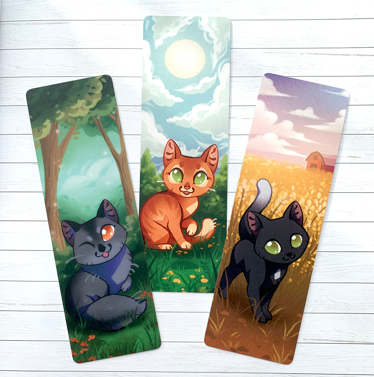 Original Trio Bookmark set - Warrior Cats