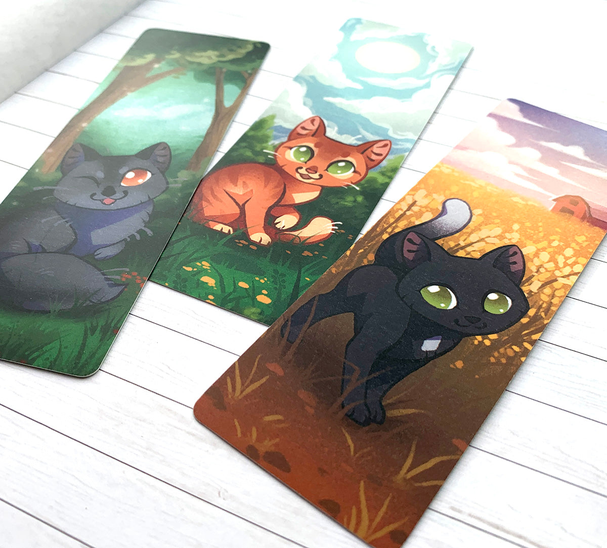 Original Trio Bookmark set - Warrior Cats – Shinepaw Design