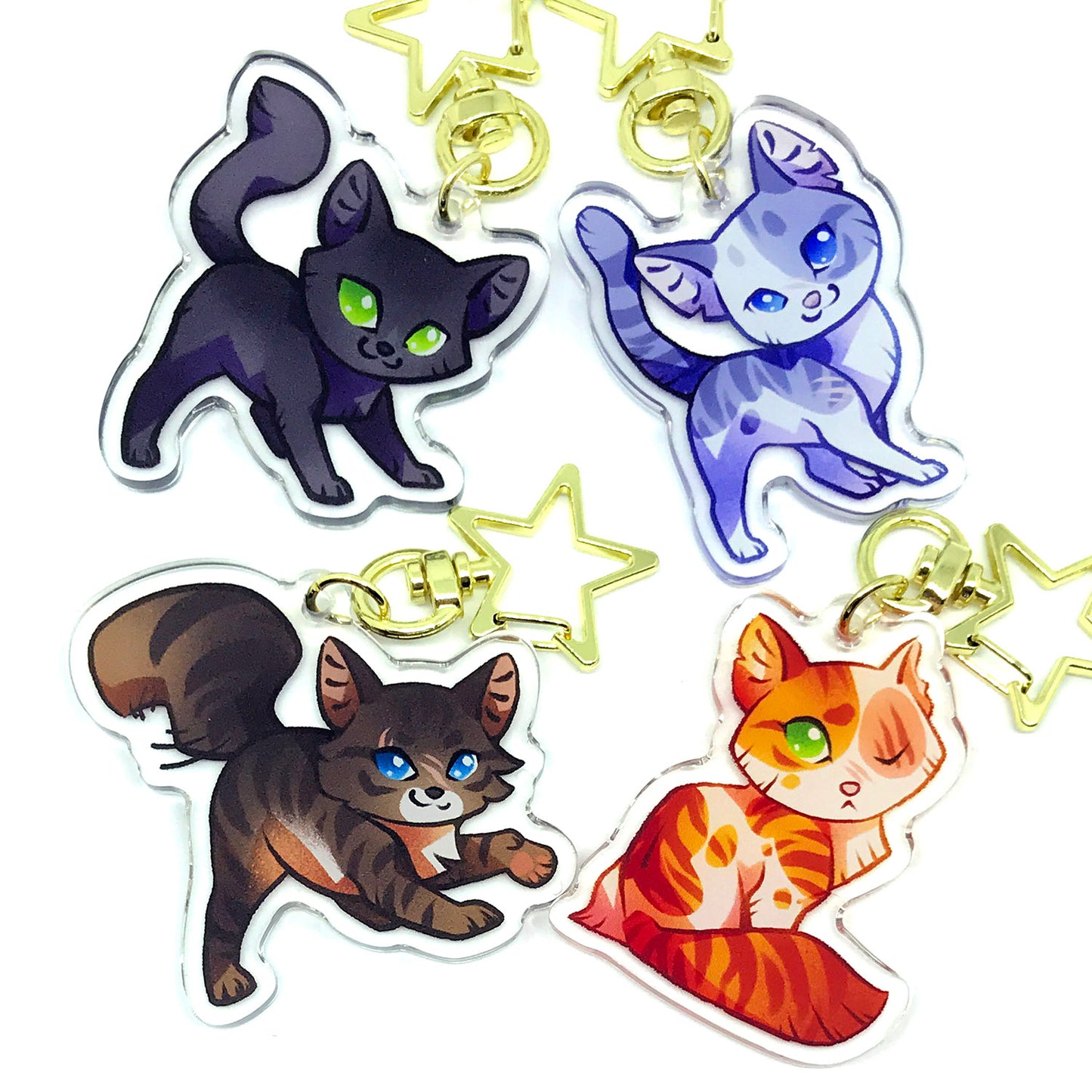 Brightheart Warrior Cats Keyring Charm