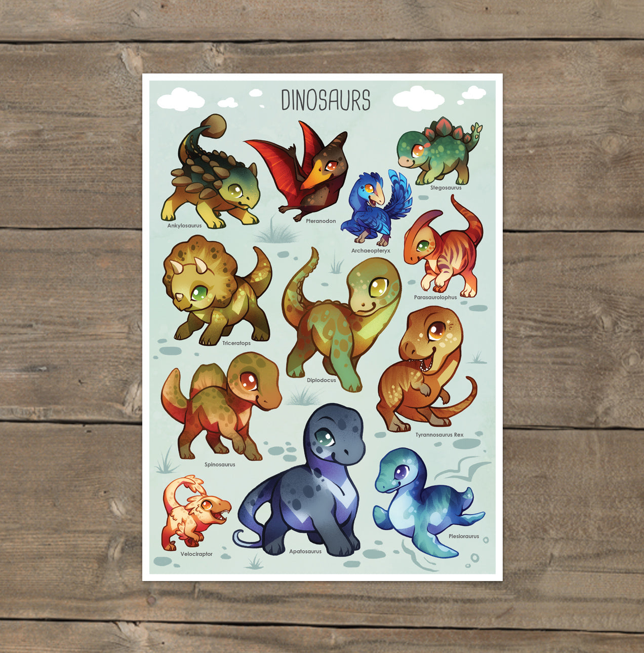 Dinosaurs - Art Print