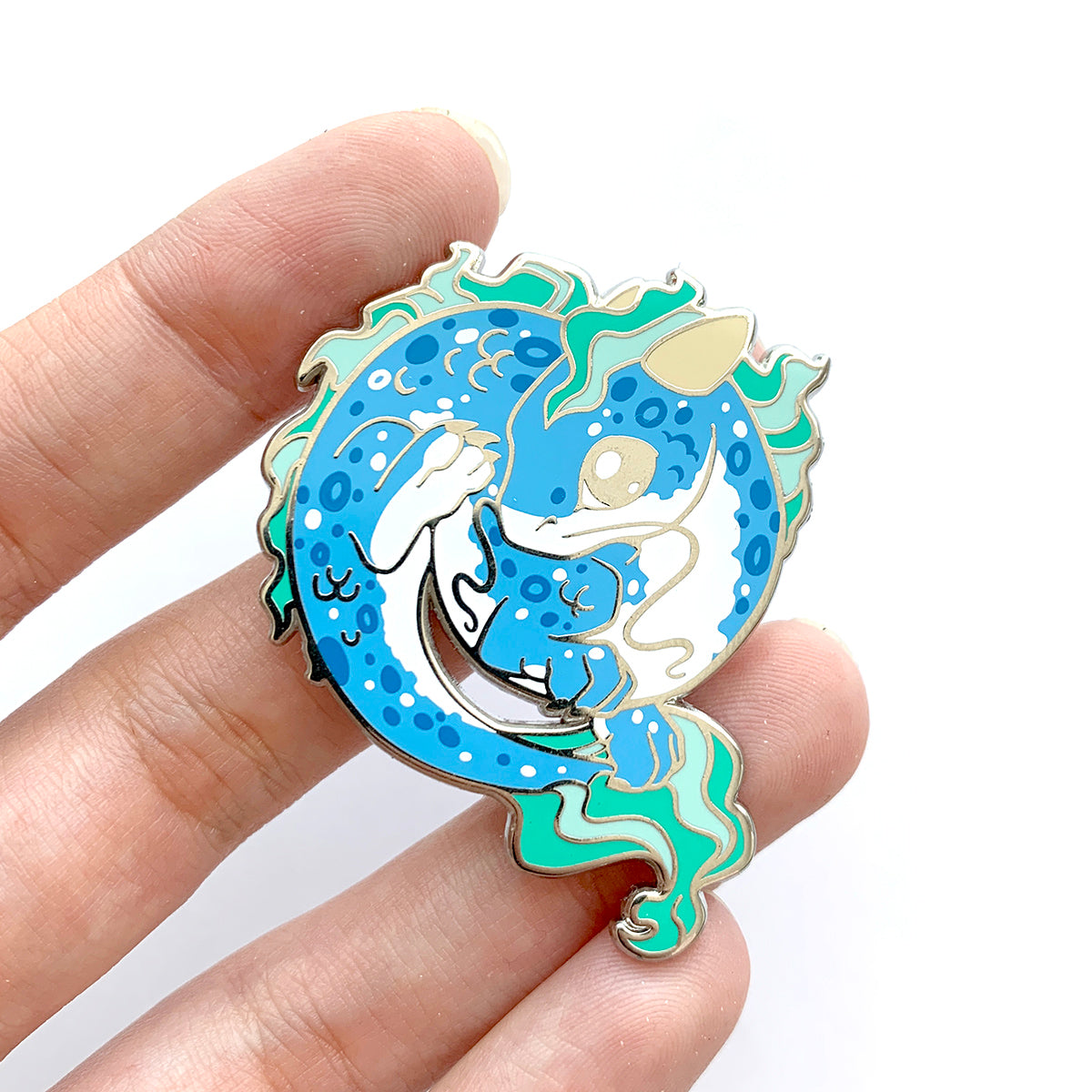 Blue Dragon Enamel Pin