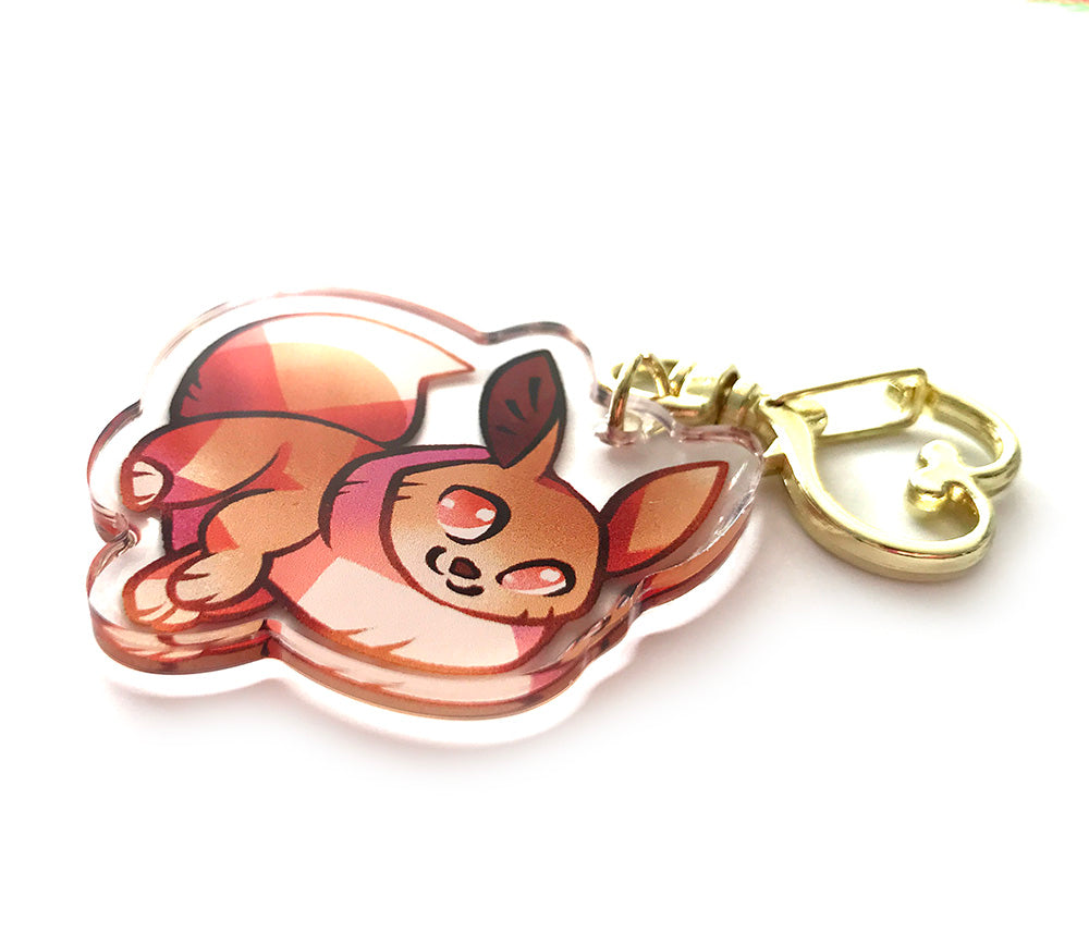 Eevee Keyring Charm