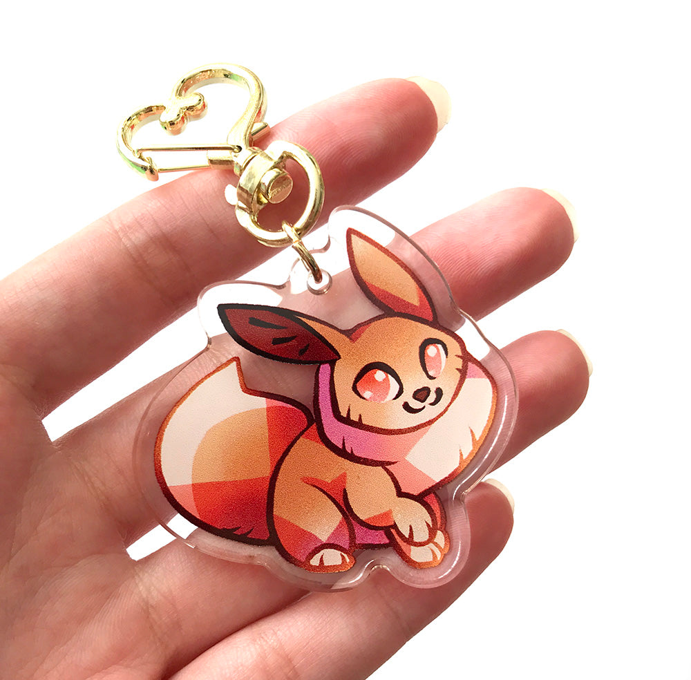 Eevee Keyring Charm