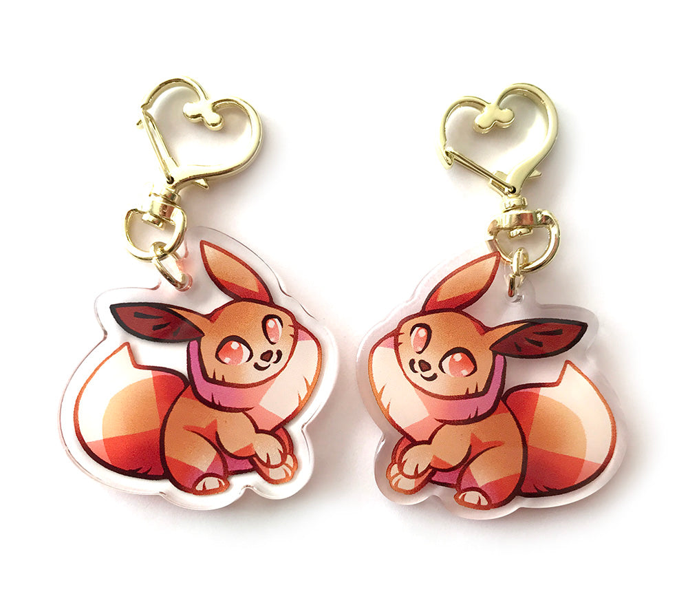 Eevee Keyring Charm