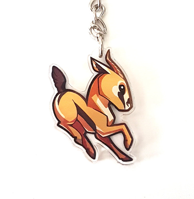 Chibi Gazelle Keyring Charm