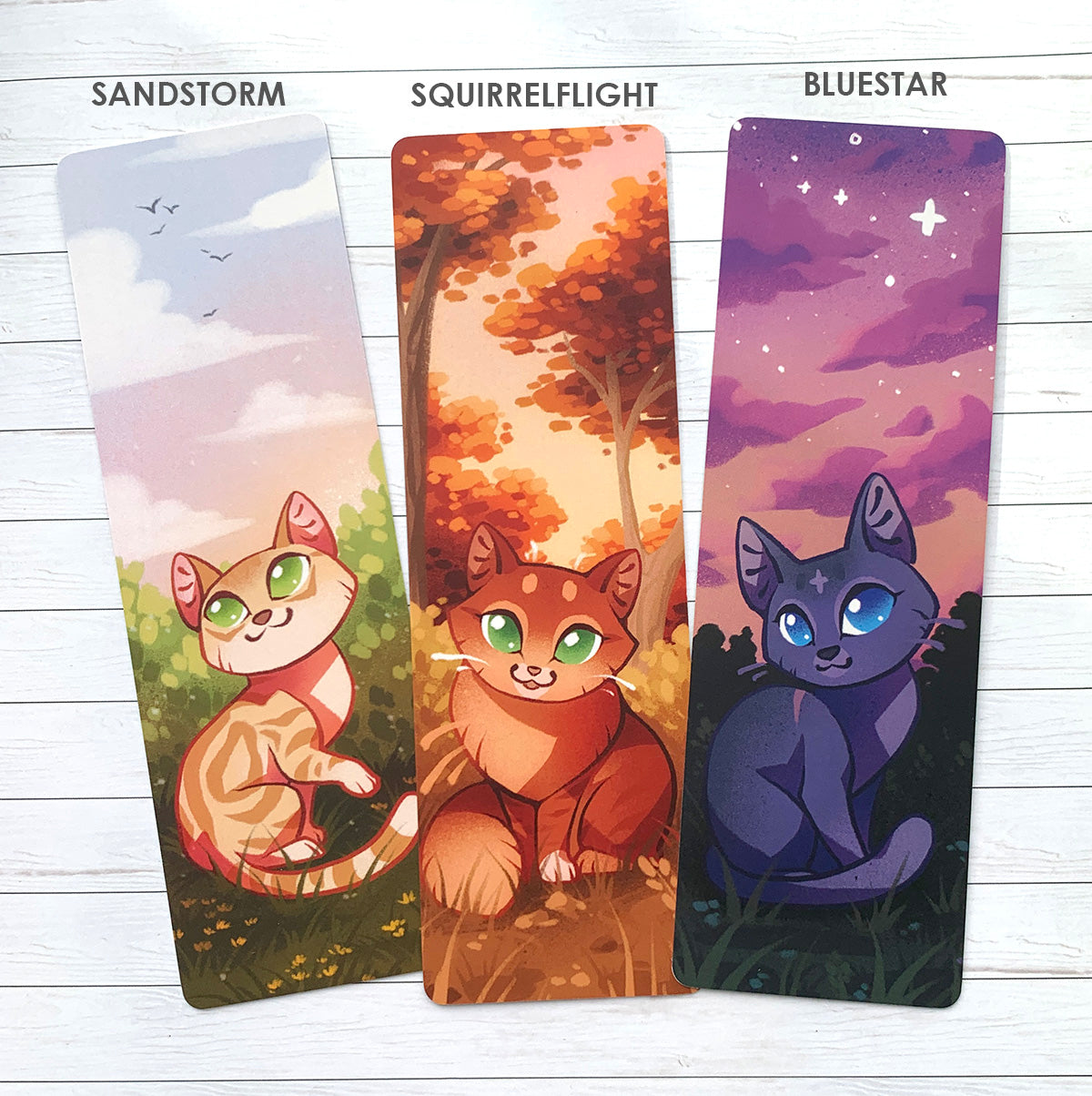 Strong Queens Bookmark set - Warrior Cats