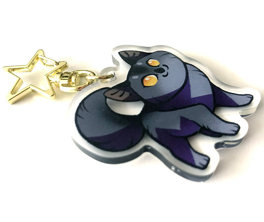 Graystripe Warrior Cats Keyring Charm