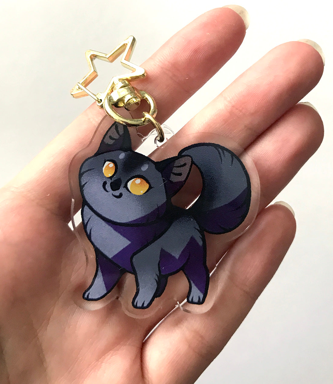 Warrior on sale cat keychain