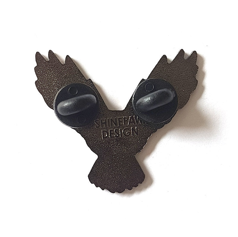 Angular Brown Owl Hard Enamel Pin