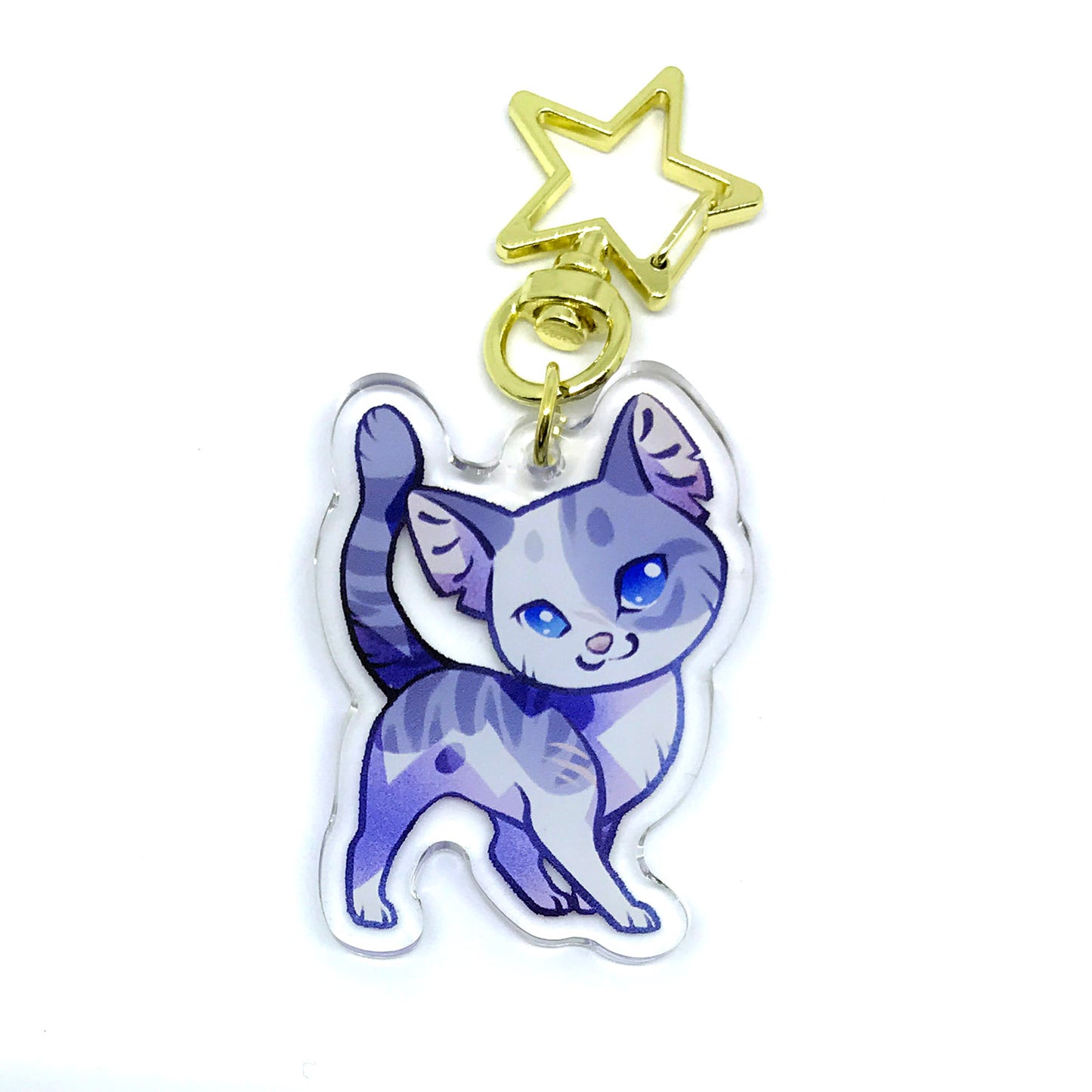 Ravenpaw Warrior Cats Keyring Charm