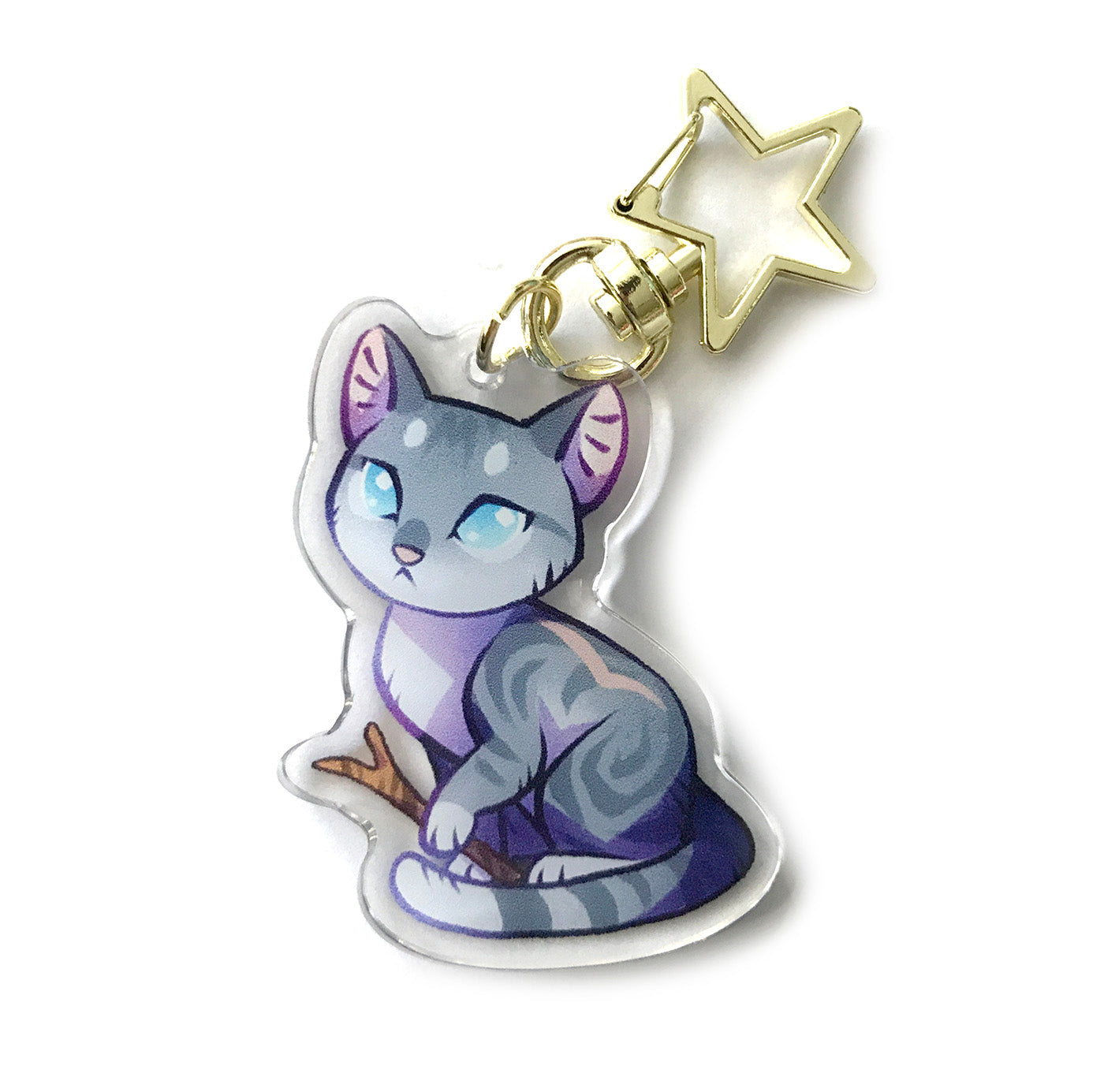 Jayfeather Warrior Cats Keyring Charm