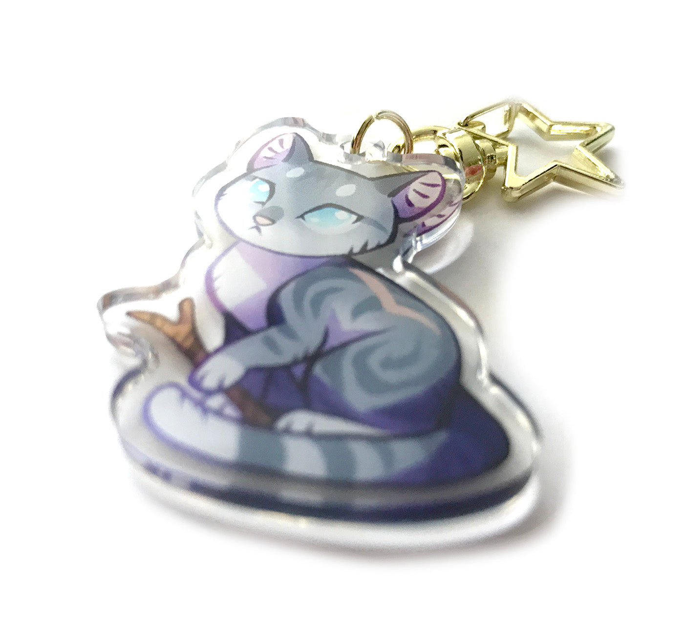 Jayfeather Warrior Cats Keyring Charm