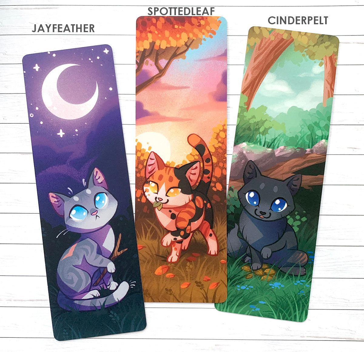 Medicine Cats Bookmark set - Warrior Cats – Shinepaw Design