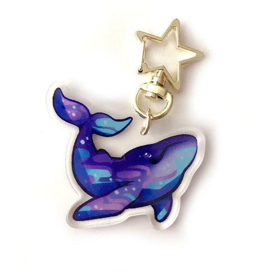 Milky Way Whale Keyring