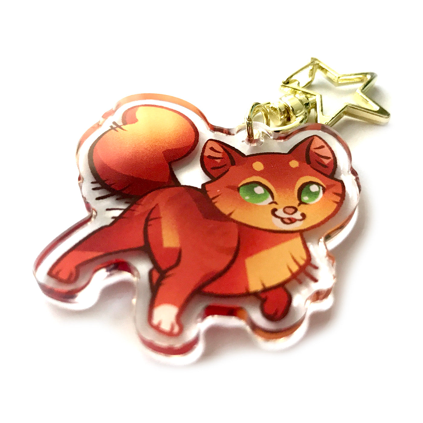 Ravenpaw Warrior Cats Keyring Charm