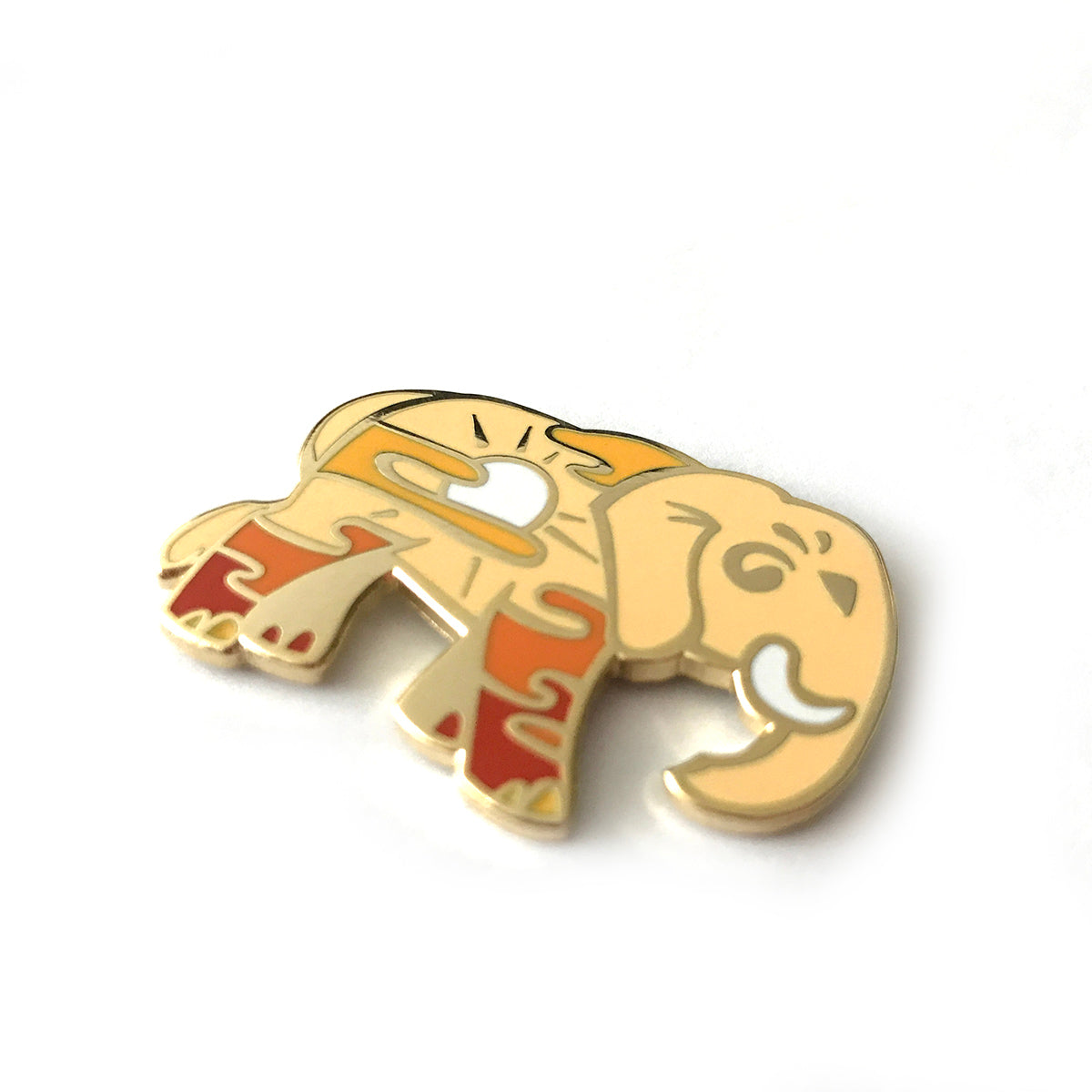 Sunset Elephant Enamel Pin