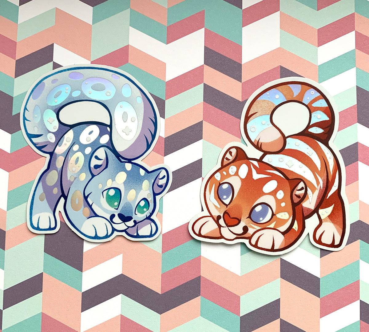 Holographic Tiger Sticker