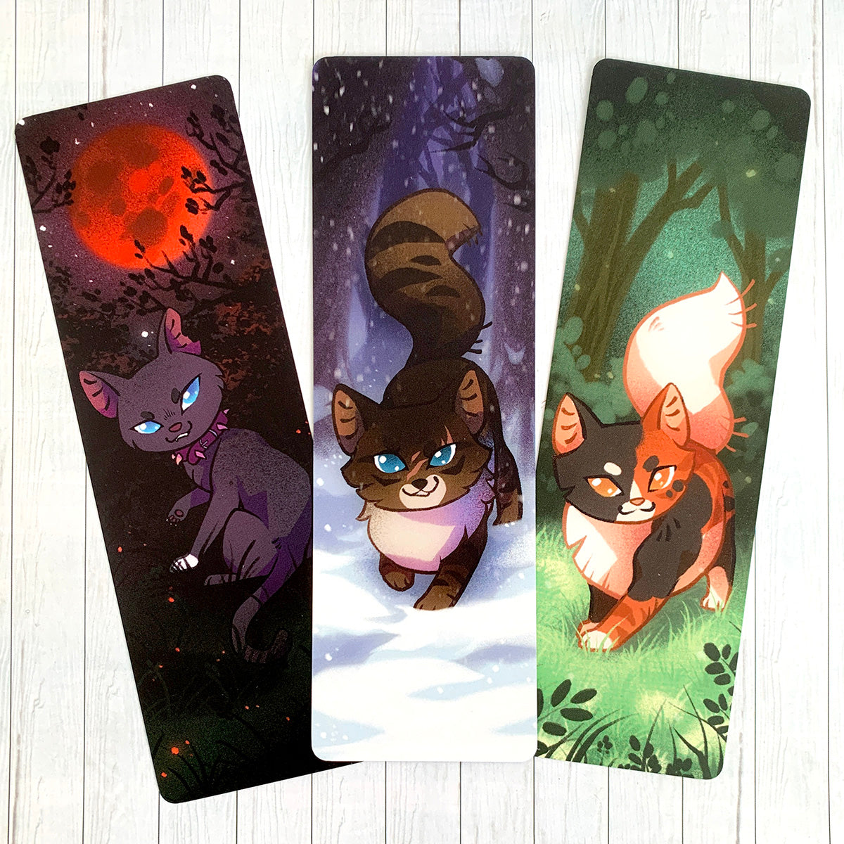 Villain Cats Bookmark set I - Warrior Cats