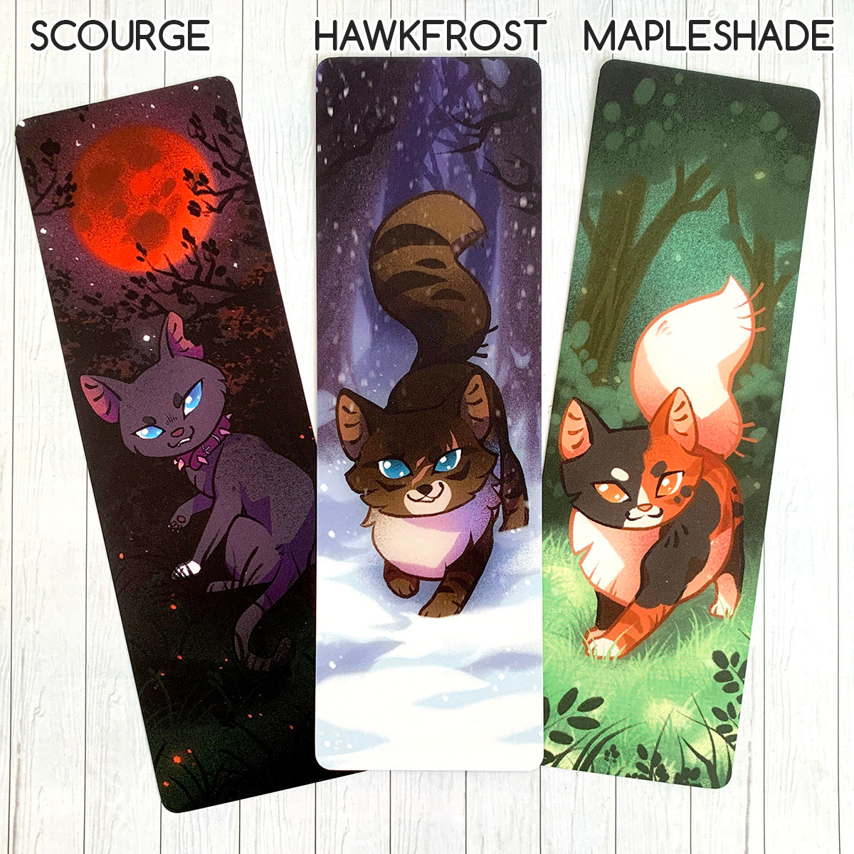 Villain Cats Bookmark set I - Warrior Cats – Shinepaw Design