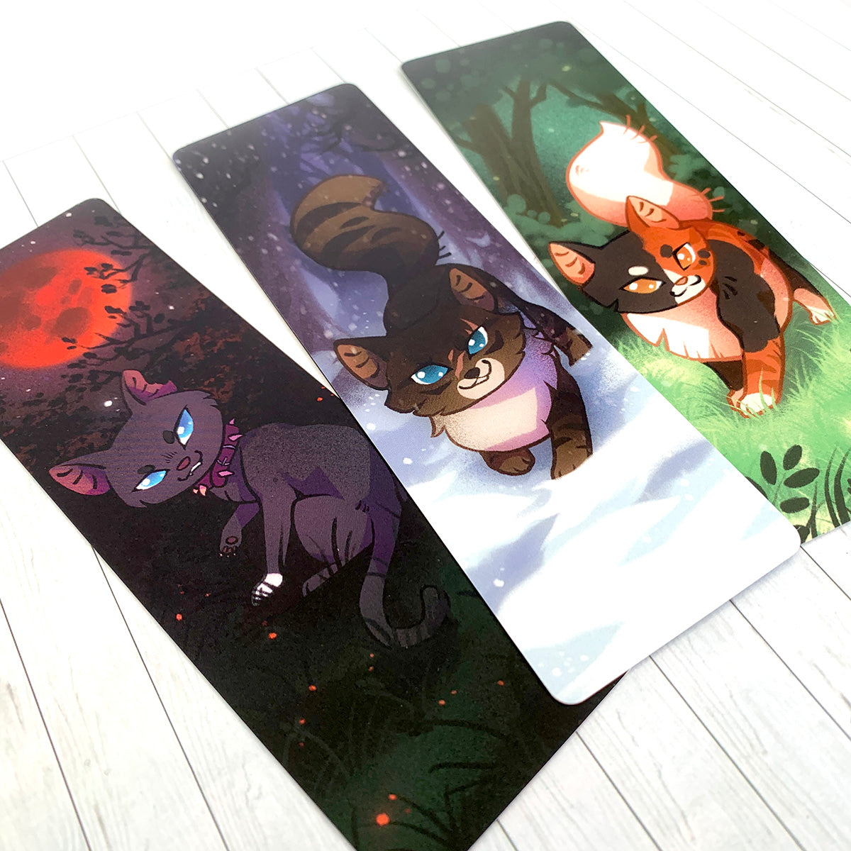 Villain Cats Bookmark set I - Warrior Cats