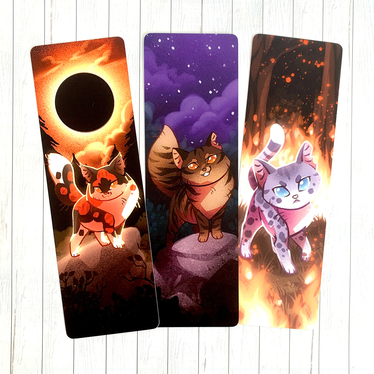 Villain Cats Bookmark set II - Warrior Cats