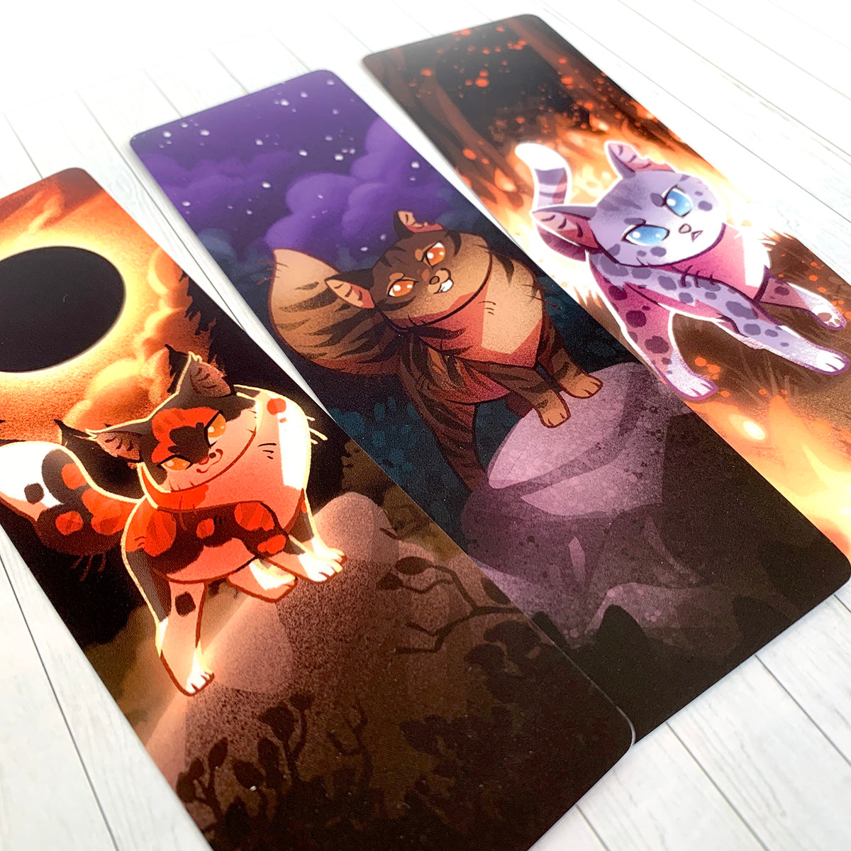 Villain Cats Bookmark set II - Warrior Cats