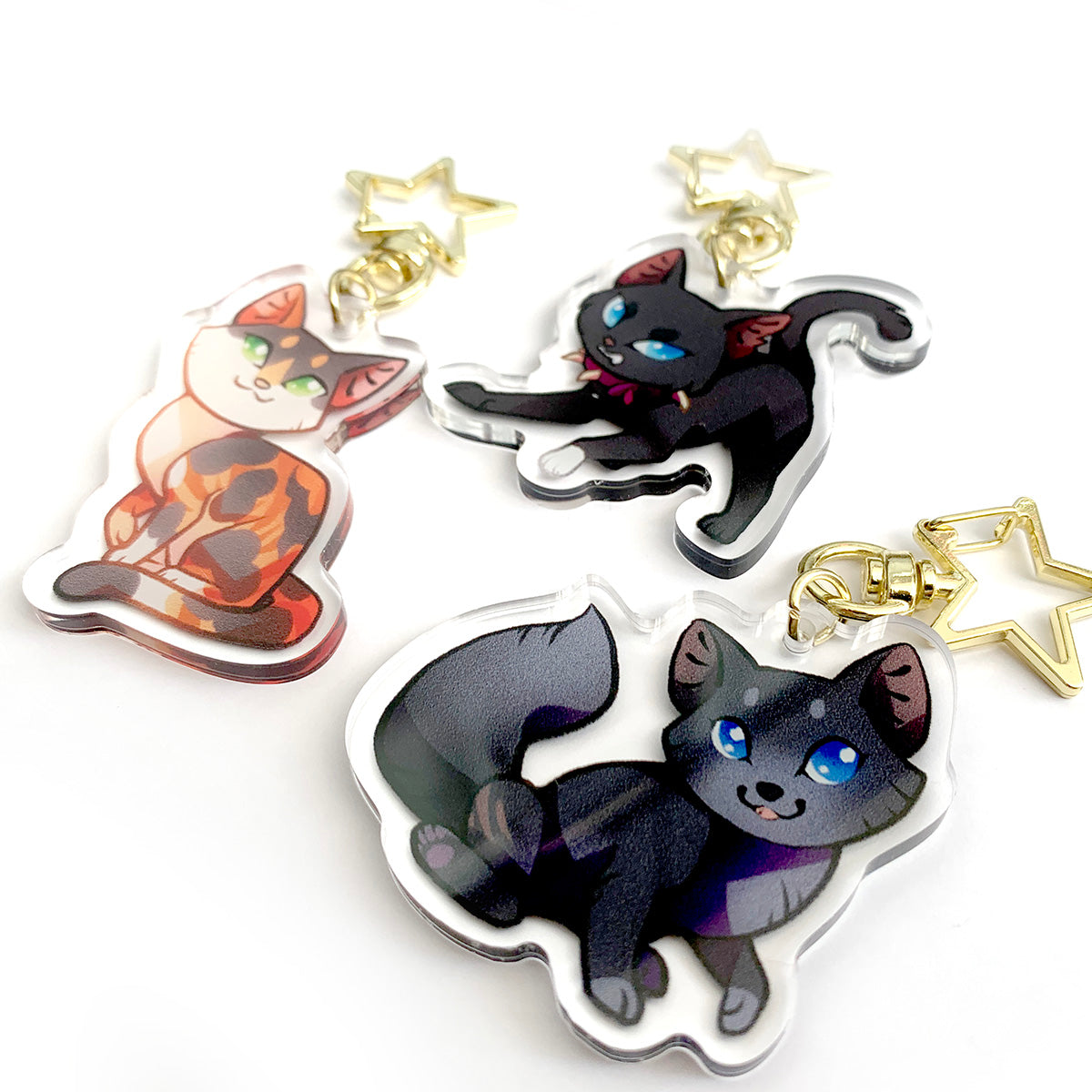 Scourge Warrior Cats Keyring Charm
