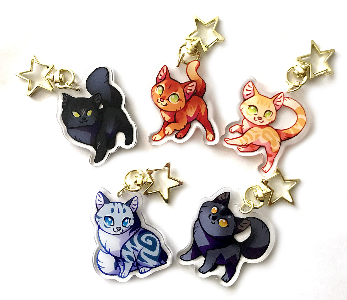 Fireheart Warrior Cats Keyring Charm