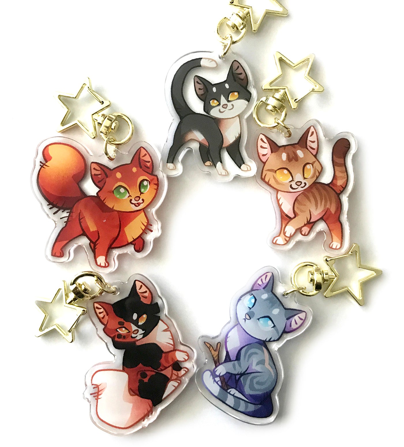 Mapleshade Warrior Cats Keyring Charm