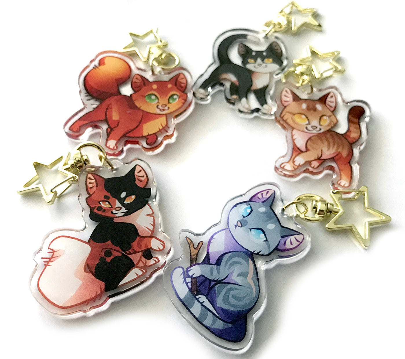 Tallstar Warrior Cats Keyring Charm